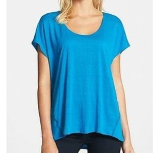 NWT Eileen Fisher Linen Scoop Neck Top, size XL